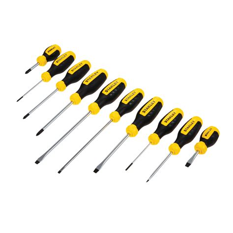 stanley 10 pc screwdriver set
